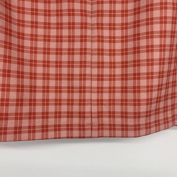 Urban Outfitters Skirt Pink Plaid Mini High Waist Y2K Preppy - Picture 13 of 13